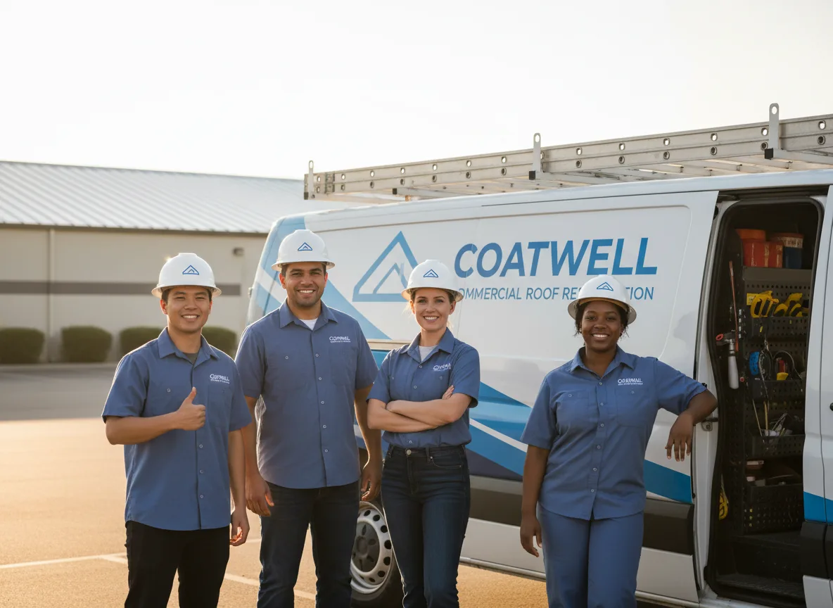 Commercial roof coating company in Albany, WI